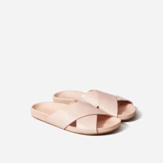Crossover Leather Sandal